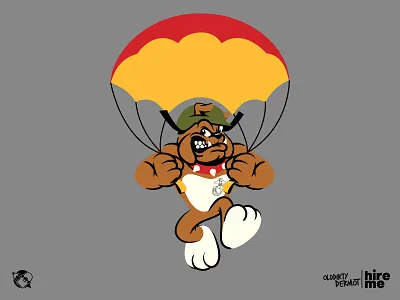 Marines Mascot character design dog graphics illustration marines t shirt design tee design vector vector design