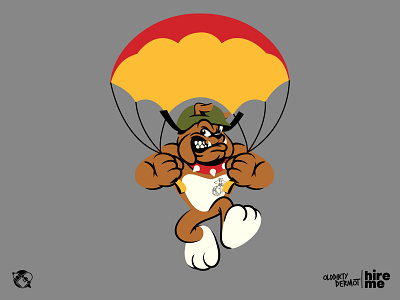 Marines Mascot character design dog graphics illustration marines t shirt design tee design vector vector design