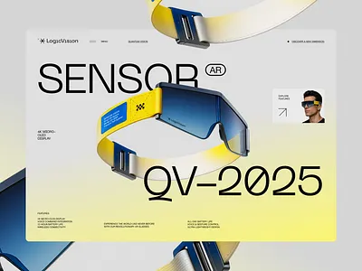 LogicVision ™ Website Design concept creative daily ecommerce glasses graphic graphic design product smart ui ui design ux web web design website