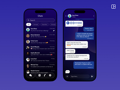 Messenger App Design Concept app app design application clean ui components ios iphone message messenger messenger app messenger ui minimal mobile app product design telegram ui ui component ui kit user interface ux
