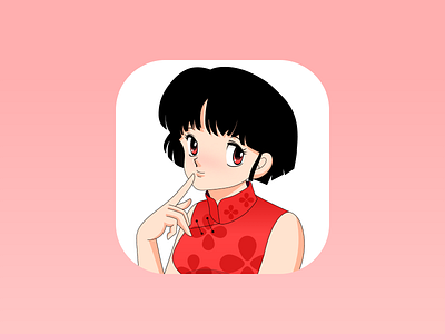 A Comics Girl Icon figma icon illustration sketch