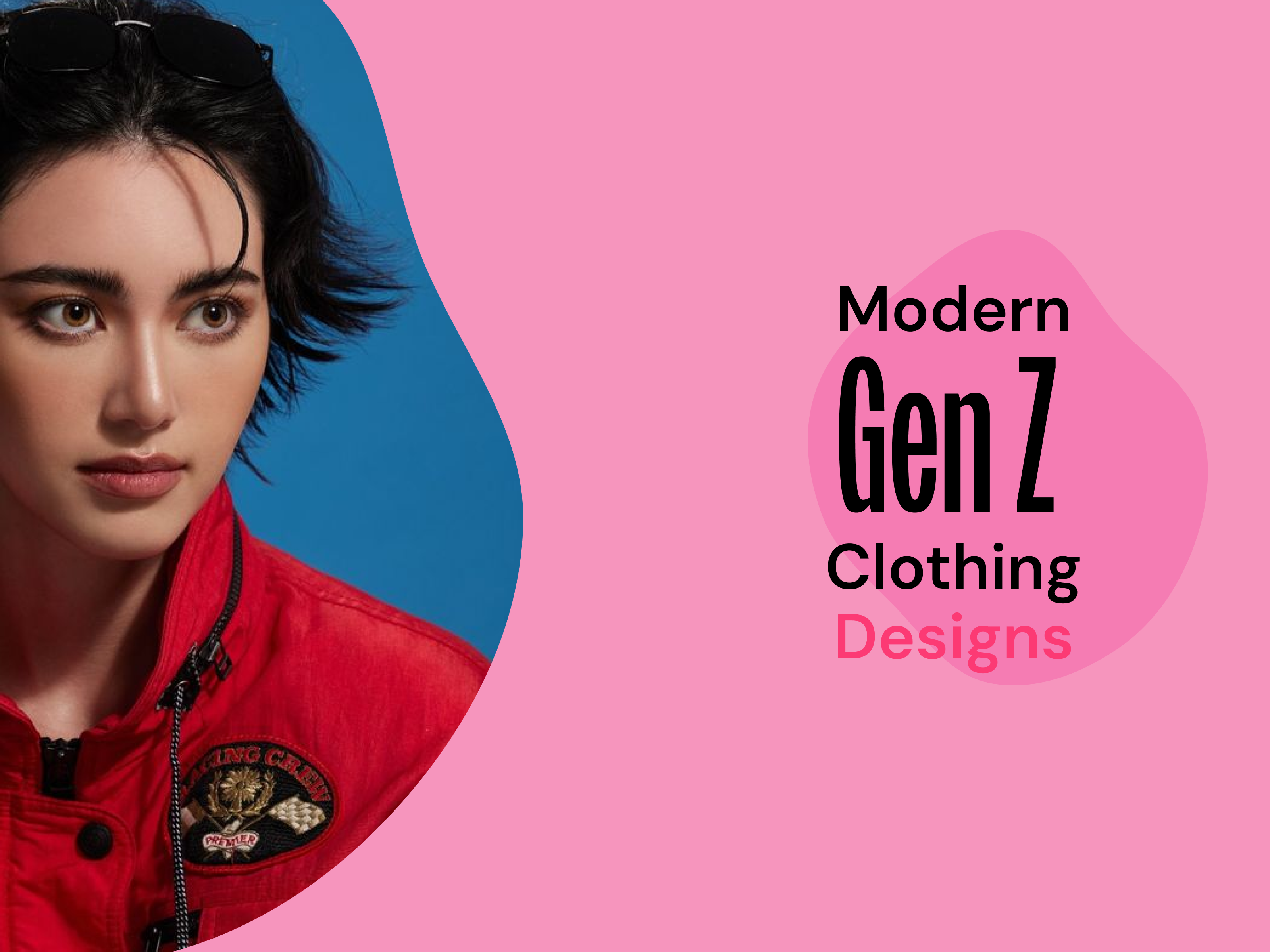 Modern Gen z Clothing Website Design animation figma gen z graphic design pink ui ui intern uiux website