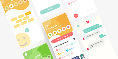 Kolibri app figma graphic design mobile ui ux webdesign