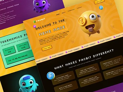 Meme coin landing page coin memes presale token