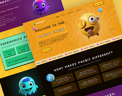 Meme coin landing page coin memes presale token