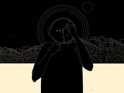 Times abstract clock composition conceptual illustration design dual meaning figure figure illustration illustration laconic lines meaning minimal philisophy philosophy illustration poster psychology psychology illustration spirited man time