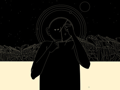 Times abstract clock composition conceptual illustration design dual meaning figure figure illustration illustration laconic lines meaning minimal philisophy philosophy illustration poster psychology psychology illustration spirited man time