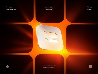 Lumen Wallet - Crypto Branding & Logo Design app branding banking branding brand identity branding branding website creative brand crypto crypto branding crypto logo fintech fintech branding logo mobile app design modern tech logo simple branding tech design tech startup logo web3 web3 branding