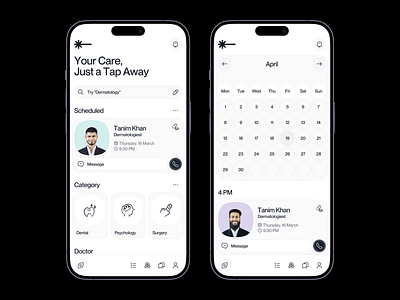 Shebi — UI/UX Design for Doctor Appointment Mobile App doctor doctor appointment doctor schedule healthcare hospital interface ios medical medicine modern app patient portal product design service telemedicine ui uiux design user friendly ux waxyweb