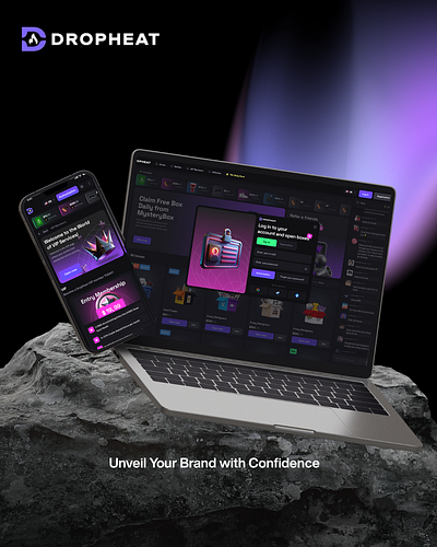 Unbox Joy: Gamified Shopping Experience UI 🎁 3d @webapp crypto ui uiux desgin