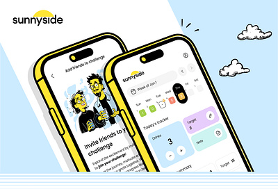 UI/UX Case Study Mobile App | Sunnyside healthy living