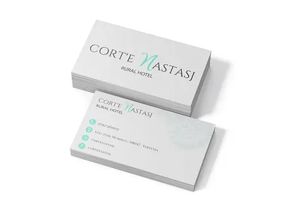 Hotel Business Card business card mockup design