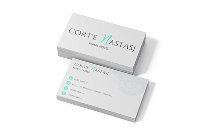 Hotel Business Card business card mockup design