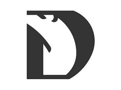 Letter D Bear Logo For Sale bear d grizzly initial letter logo modern monogram polar simple