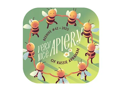 Very Nice Apiery bee dance grass honey roundelay