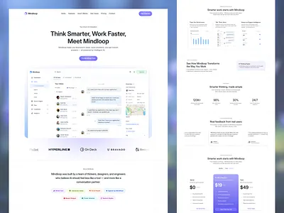 AI-Powered Customer Support Chatbot Landing Page UI/UX Design ai powerade customer support ai powered customer support customer support landing page design figma illustration saas saas design ui design user centric user experience uxui
