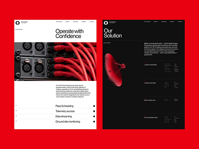 AI Landing page website design overview ✦ Cascade Space ai animation interaction landing page motion graphics service startup ui ux web design website