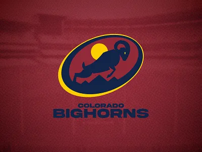 Colorado Big Horns big horn branding colorado denver design football goat graphic design illustration logo mountain ram vector
