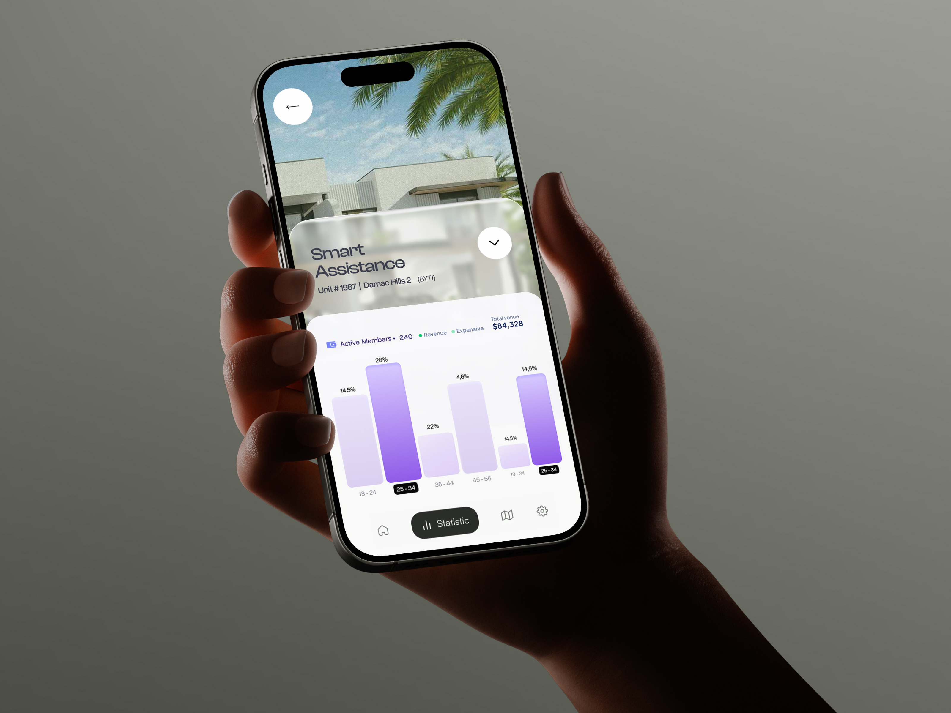 AI Property Dashboard Mobile App app app ui best dashboard dribbble dubai freelance graphic design mobile mobile app design mobile designs mobile ui mockup popular property templates themes top designer top list ui design