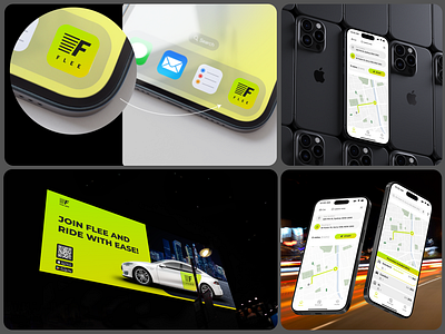 Taxi Booking IOS Mobile App Design And Branding app branding logo taxi ui ux