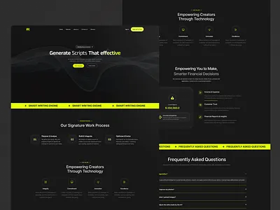ZapWrite — AI Copywriting at Lightning Speed ai ai landing page ai website copy write copywriting website ui uiux uiux design ux