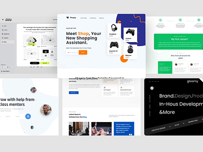 Website UI Sections 3d animation app branding design graphic design icon illustration logo motion graphics typography ui ux