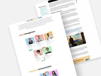 Meet the Team + Blog Page UI app branding design graphic design icon illustration logo typography ui ux