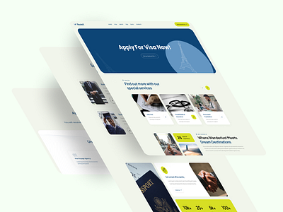 Visa Website Design app branding design graphic design icon illustration logo typography ui ux