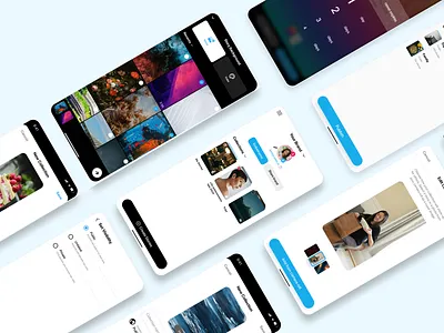 Story Collection App Design app branding design graphic design icon illustration logo typography ui ux