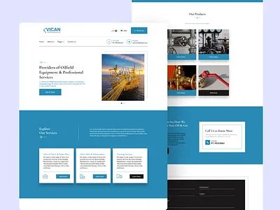 Oil & Gas Middle East Company Website app branding design graphic design icon illustration logo typography ui ux