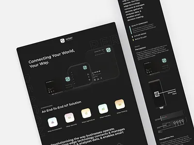 Hardware AI Chip Product Website Design app branding design graphic design icon illustration logo typography ui ux
