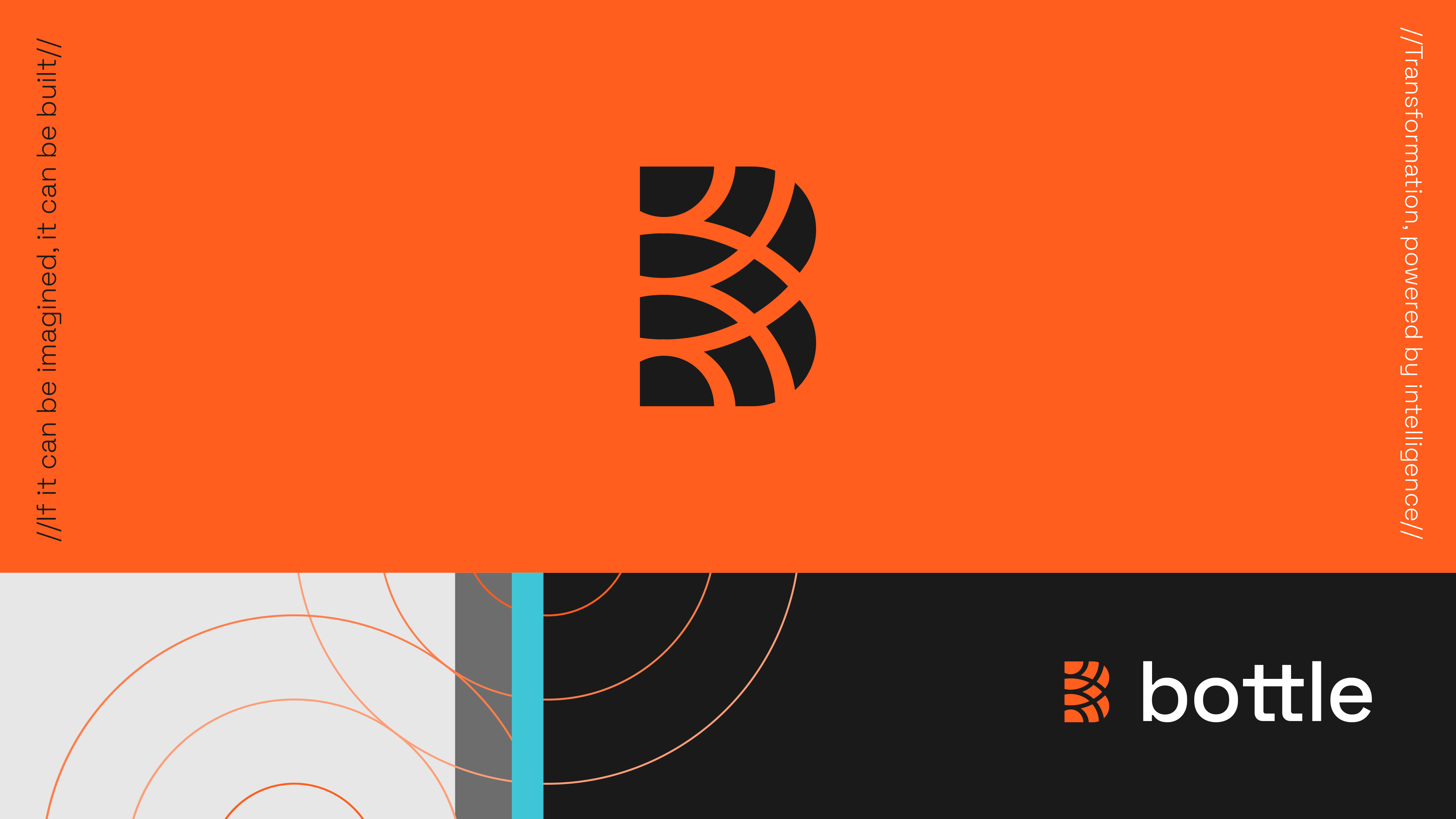 Bottle ai artificial b bottle branding graphic design intelligence logo rokac visual identity