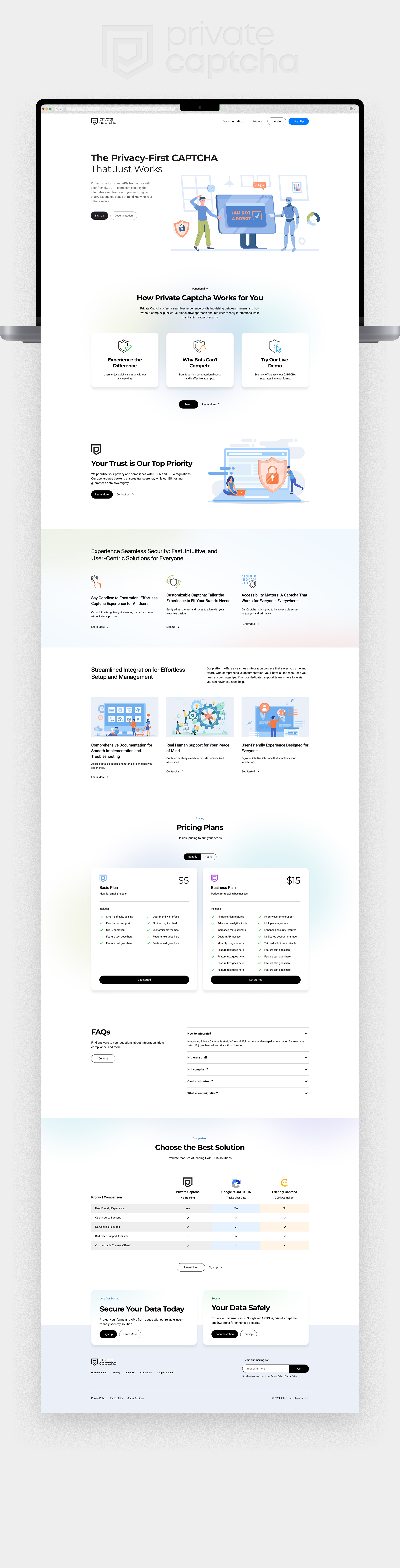 Website Landing Page Design elementor figma homepage landing page website design