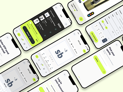 Sports Logo + Merch Maker Mobile App app branding design graphic design icon illustration logo typography ui ux