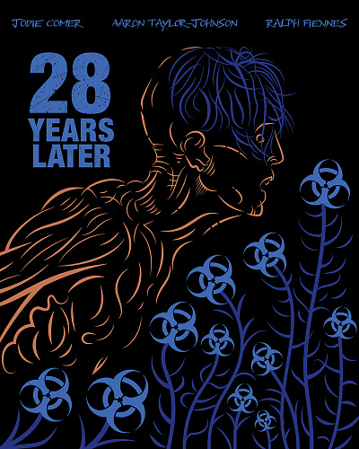 28 YEARS LATER alternativemovieposte art design digitalart graphic design illustration illustrator posterart posterdesign vector