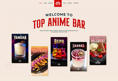 TOP Anime Bar anime photography ux website