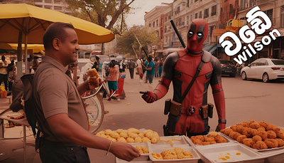 Wade Wilson - Deadpool's part time Job :D ai art digital art generative ai graphic design
