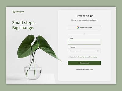 Daily UI #1 - Sign Up Page dailyui ui webdesign