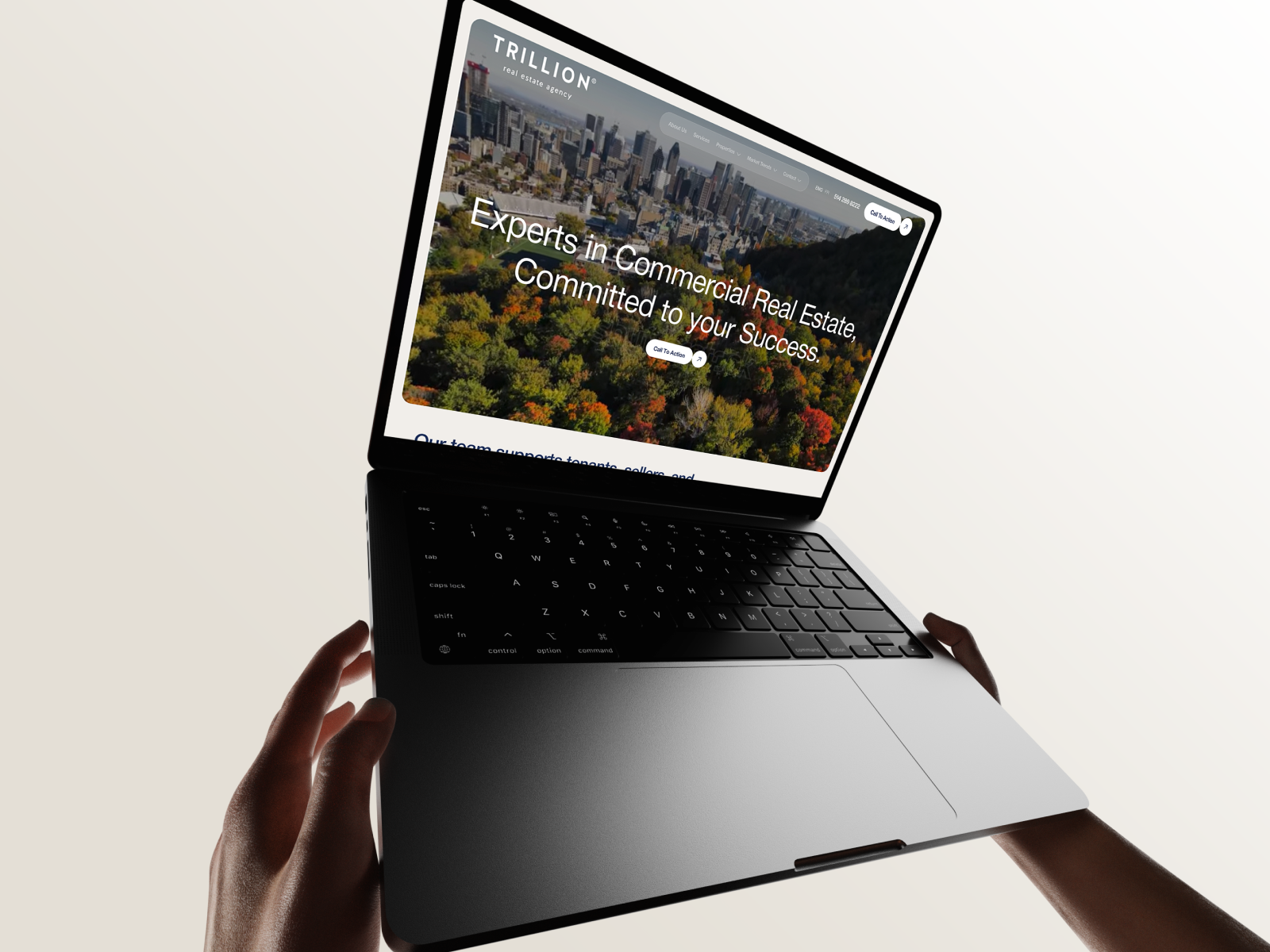 Example of Landing Page/Home Page Design
