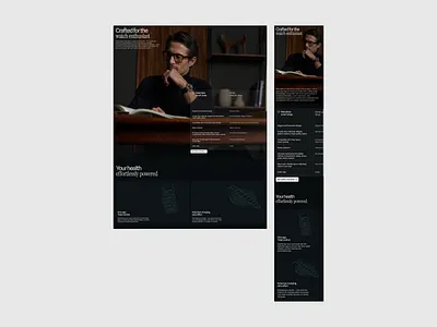 Product Landing Page design | Smart watch strap adaptive design branding design landing page mobile design modern website product page smart watch ui uiux web development webdesign website