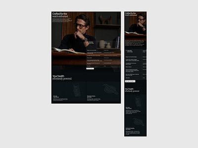 Product Landing Page design | Smart watch strap adaptive design branding design landing page mobile design modern website product page smart watch ui uiux web development webdesign website