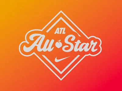All-Star Atlanta atl atlanta badge badge design baseball branding cursive design graphic design icon iconography logo logo design mlb nike oregon rebrand script sports