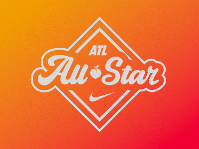 All-Star Atlanta atl atlanta badge badge design baseball branding cursive design graphic design icon iconography logo logo design mlb nike oregon rebrand script sports