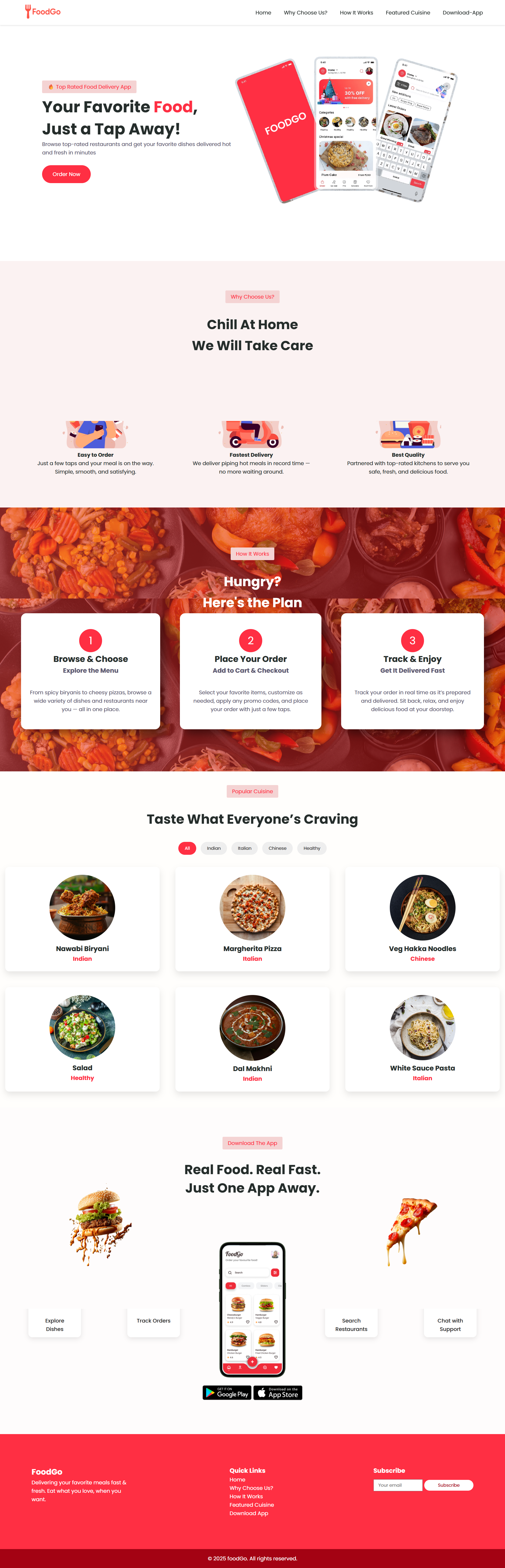 FoodGo | HTML, CSS & Javascript Web Design css css animations html javascript ui ui design