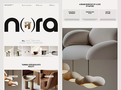 Furniture E-Commerce Design brand identity catalog layout content hierarchy design system e commerce design ecommerce design elegant layout furniture furniture website home decor minimalist ui mobile ready modern interface product page product showcase responsive layout typography ui design ux concept ux design