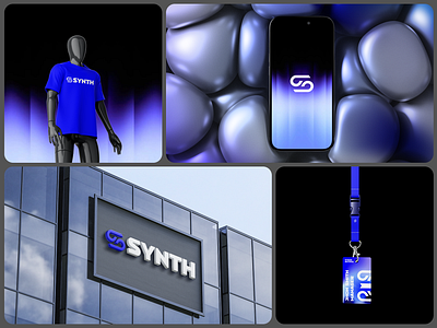 Marketing Agency Branding & Visual Identity ai branding logo marketing agency tech visual identity
