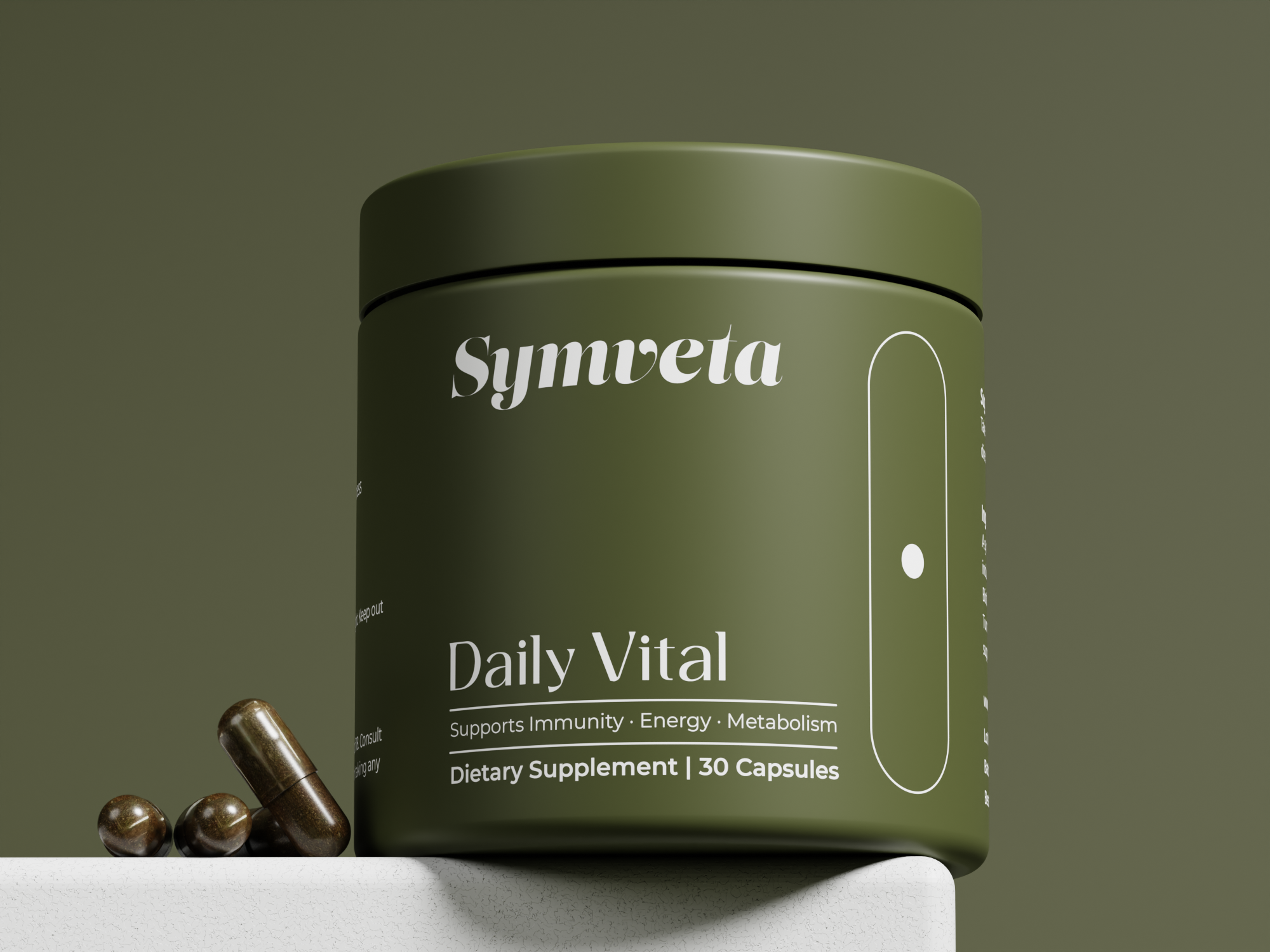 Example of Dietary Supplement Label Design