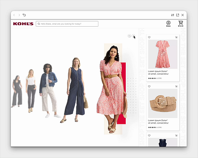Product Details Prototype figma interactive kohls kohls.com pdp product details page prototype prototyping shop the fit shopping
