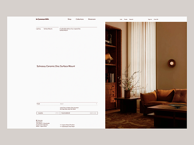 Refined Product Page Design ecommerce ux editorial style elegant visuals interface clarity interface harmony lifestyle shop luxury interface minimal layout modern ecommerce page design product detail product page shopping flow typography system ui ui design user journey ux design visual storytelling