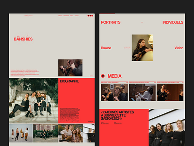 Editorial Music Website Design art direction artist portfolio clean composition content first creative direction cultural design editorial layout editorial music event platform layout system media gallery minimalist structure music website photo heavy typography ui balance ux clarity visual storytelling web typography website design